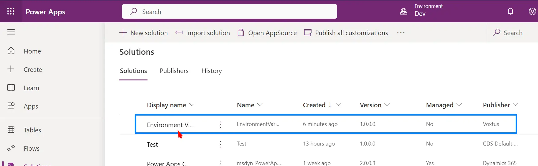 environment variables environment variables